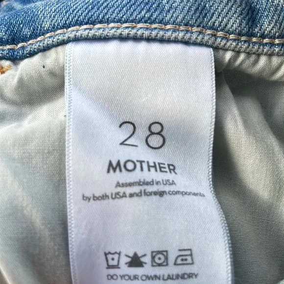 MOTHER High Rise Blue Jeans Flared - Picture 9 of 16